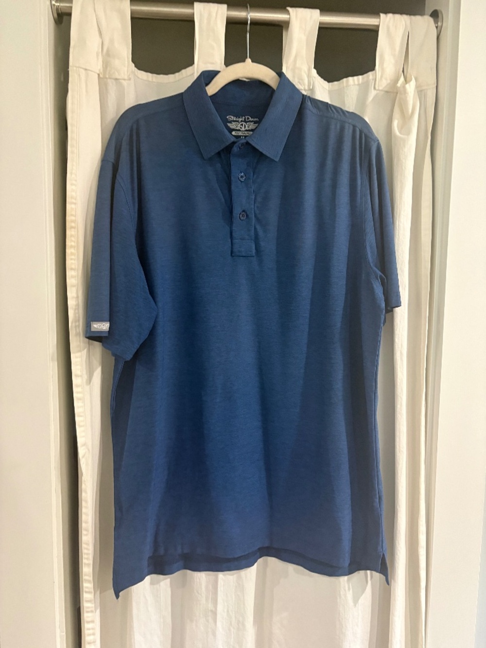 Straight Down Men’s Golf Shirt - Medium